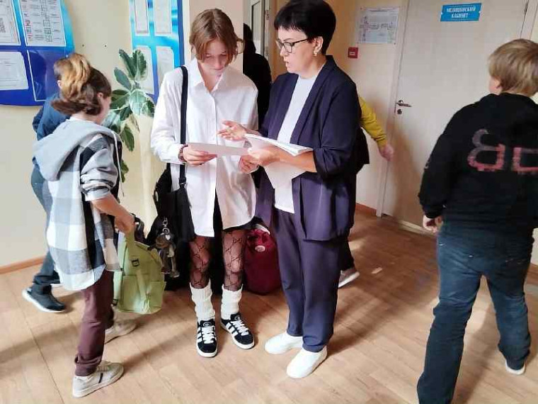 Прошла акция «Запишись в кружок или секцию».